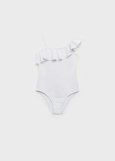 Mango Kids' Swimsuit White