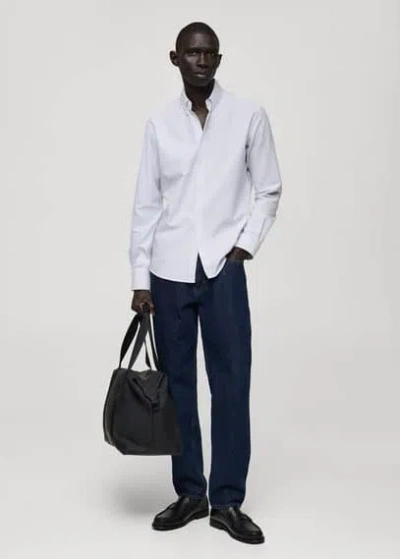 Mango Man Veste Worker Nylon Blanc - Homme - Xxl -  In White