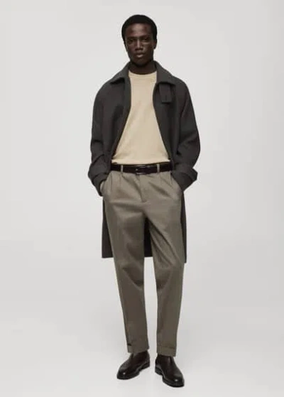 Mango Man Pull-over 100 % Cachemire Regular-fit Vert Pastel - Homme - Xxl -  In Pastel Green
