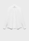 Mango Man Recycled Woollen Coat White In White