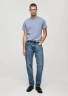 Mango Man T-shirt 100 % Coton Slim-fit Vert D´eau - Homme - Xxl -  In Aqua Green