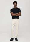 Mango Man T-shirt 100 % Coton Slim-fit Bleu Marine Foncé - Homme - Xxl -  In Dark Navy