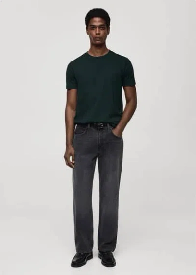 Mango Man T-shirt 100 % Coton Slim-fit Vert - Homme - Xxl -  In Green