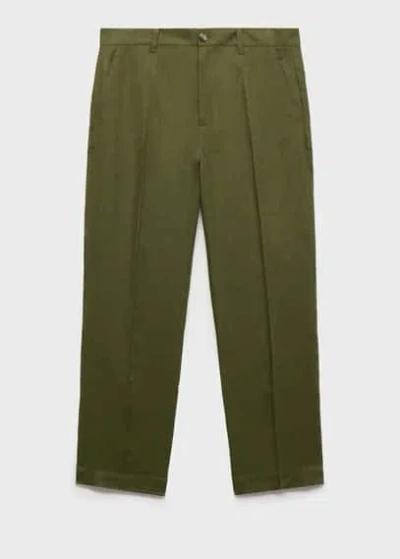 Mango Man Pantalon Vert - Homme - 44 -  In Green