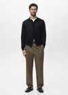 Mango Man Chemise Bleu Marine - Homme - L -  In Black