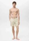 Mango Man Maillot De Bain Essentiel Cordon Sable - Homme - Xl -