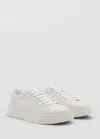 Mango Man Baskets Empiècements Cuir Blanc - Homme - 45 -