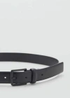 Mango Man Belt Black In Black