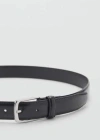 Mango Man Belt Black In Black