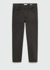 MANGO MAN BEN TAPERED CROPPED JEANS CHARCOAL