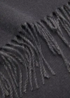 Mango Man Bicolor Fringed Scarf Grey In Grey