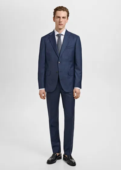 Mango Man Blazer Navy