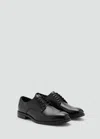 Mango Man Blucher Suit Shoes Black