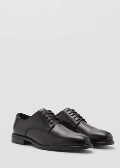 Mango Man Blucher Suit Shoes Brown