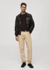 Mango Man Bob Regular-fit Jeans Beige In Beige