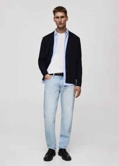 Mango Man Bob Regular-fit Jeans Light Blue