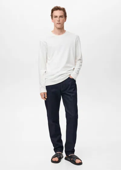 Mango Man Bob Regular-fit Jeans Open Blue