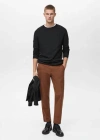 Mango Man Breathable Sweater With Coolmax Technology Black In Black