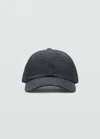 Mango Man Casquette Noir - Homme - Taille Unique -  In Black