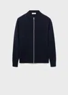 Mango Man Zipped Knit Cardigan Navy