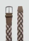 Mango Man Belt Khaki