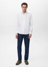 Mango Man Shirt White In White