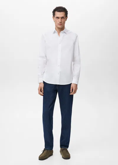 Mango Man Shirt White