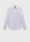 Mango Man Shirt In Blue