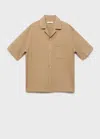 Mango Man Chemise Beige - Homme - Xl -
