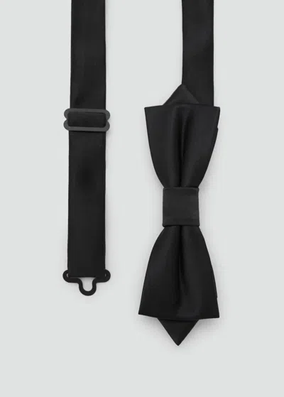 Mango Man Classic Diamond Bow Tie Black