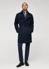 Mango Man Classic Water-repellent Trench Coat Navy In Navy