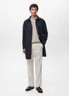 Mango Man Classic Water-repellent Trench Coat