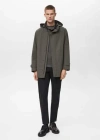 Mango Man Coolmax Technology Waterproof Parka Medium Green In Medium Green