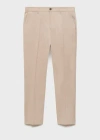 Mango Man Dublino Chino Slim Fit Pants Ice Grey