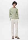 Mango Man Pull Vert Pomme - Homme - Xl -