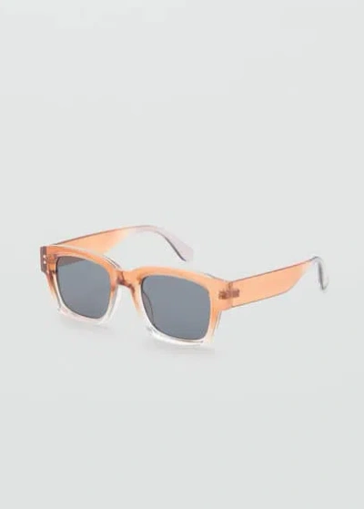 Mango Man Gradient-frame Sunglasses Ochre