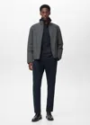 Mango Man Jacket Dark Green In Green