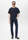 Mango Man Jan Slim-fit Jeans Deep Dark Blue In Bleu Foncé Intense