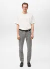 Mango Man Jean Jan Slim Fit Gris Denim - Homme - 46 -  In Gris Denim