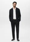 Mango Man Jogging Lyocell Taille Élastique Noir - Homme - Xxl -  In Black