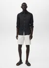 Mango Man Chemise Noir - Homme - Xl -  In Black