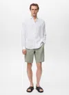 Mango Man Chemise Blanc - Homme - Xxl -