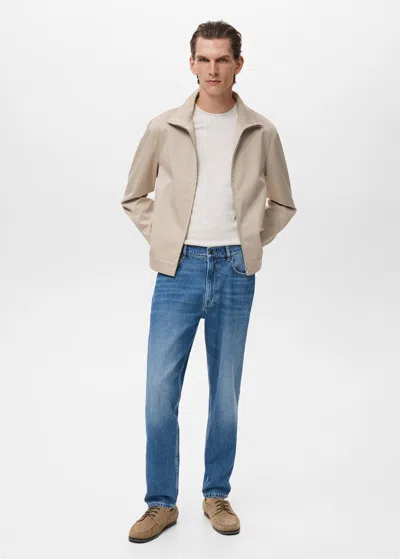 Mango Man Jean Lori Coupe Tapered Fit Bleu Foncé - Homme - 48 -  In Blue