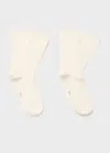 Mango Man Pack Of 2 Ribbed Cotton Socks Ecru