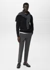 Mango Man Medium-knit Regular-fit Sweater Black
