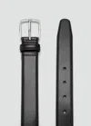 Mango Man Nappa Leather Belt Black