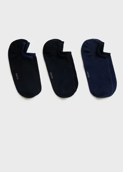 Mango Man Chaussettes Bleu Marine - Homme - 43-45 -