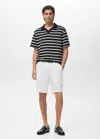 Mango Man Polo Shirt Black