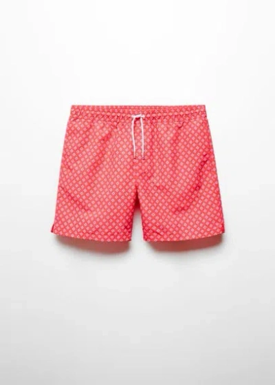 Mango Man Swimming Trunks Coral Red