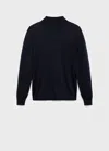 Mango Man Pull-over 100 % Laine Col Montant Bleu Marine - Homme - Xl -  In Blue